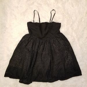 Moulinette Soeurs Black Lace Dress
